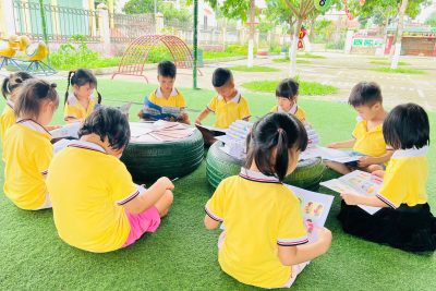 📚 HƯỞNG ỨNG “NGÀY ĐỌC SÁCH” 📚 Lớp 4 tuổi C – Năm học 2025 – 2026