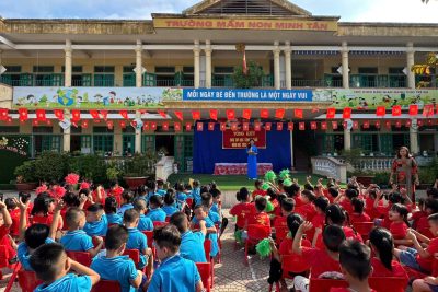 TỔNG KẾT CHIA TAY HỌC SINH 5 TUỔI – TRƯỜNG MẦM NON MINH TÂN KHU2.