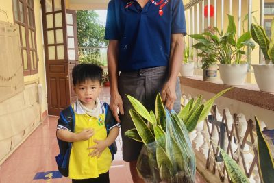 TRƯỜNG MẦM NON MINH TÂN TỔ CHỨC HOẠT ĐỘNG TRỒNG CÂY  HƯỞNG ỨNG “TẾT TRỒNG CÂY”