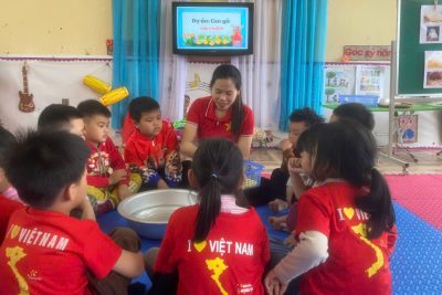 Dự án con gà lớp 5 tuổi B