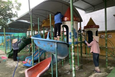 CÔNG TÁC LAO ĐỘNG VỆ SINH ĐẦU NĂM HỌC MỚI 2025- 2026