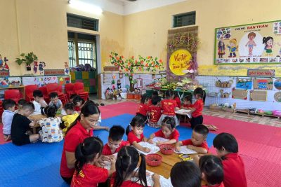 Hoạt động trải nghiệm: Trung thu nhớ Bác – Lớp 4 tuổi A – Năm học: 2025-2026