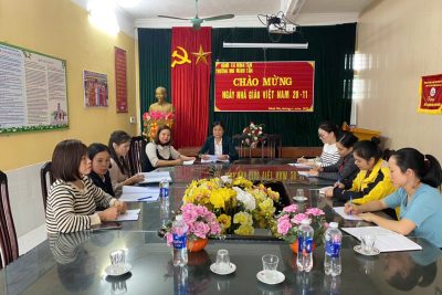 Sinh hoạt chuyên môn tháng 11/2025